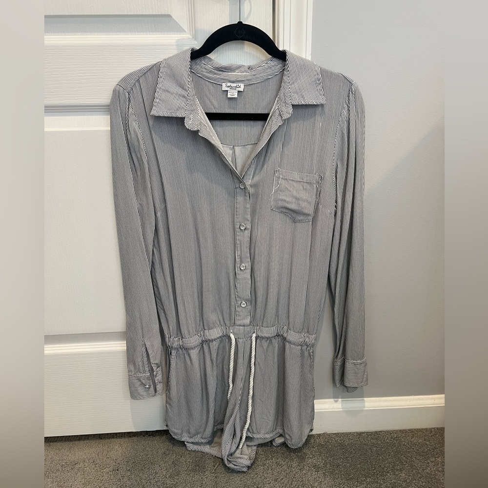 Stripped Splendid long sleeve romper